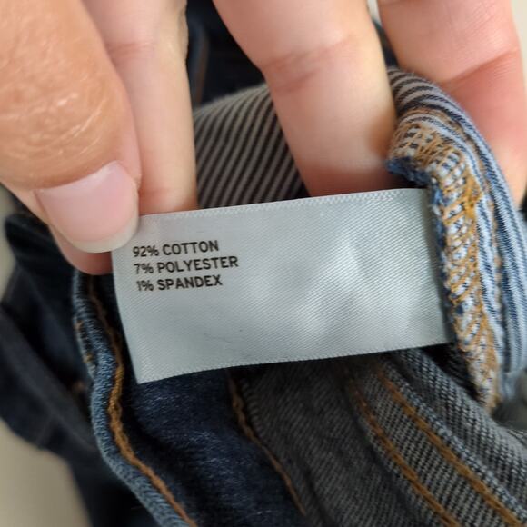 DULUTH TRADING CO Daily Denim Slim Leg Jeans Dark Wash Stretch Women's 18 x 29 - Picture 4 of 5